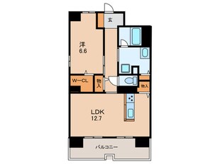 高畑T-2マンションの物件間取画像